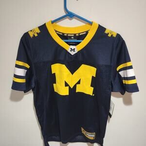 New Colosseum Athletics NCAA Michigan Wolverine Fan Jersey Youth Size Large